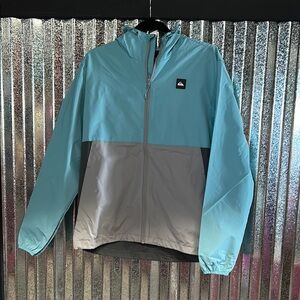 Quiksilver Blue and Gray Jacket NWT
